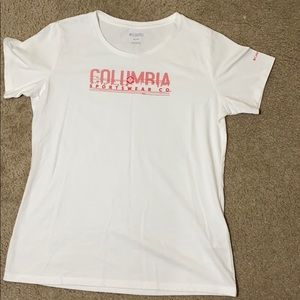 Columbia white tee | XL